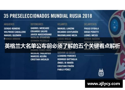 英格兰大名单公布前必须了解的五个关键看点解析